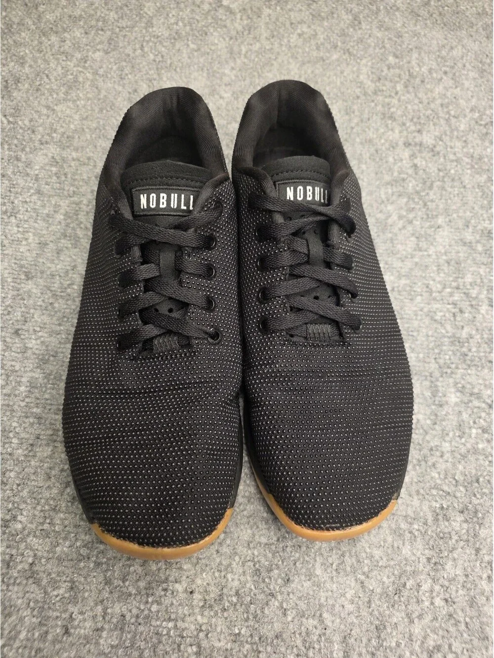 NOBULL Outwork Training Shoes Mens 11 Womens 12.5 Black Gum Crossfit Sneaker
